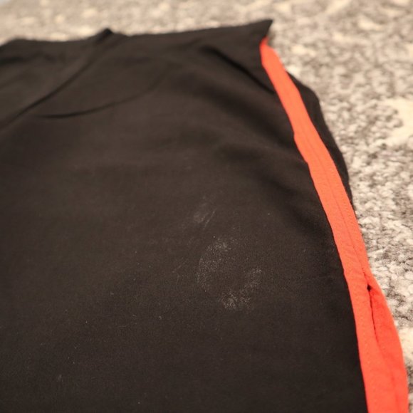 Black and Red Stripe Split Side Parachute Pants - Picture 7 of 10